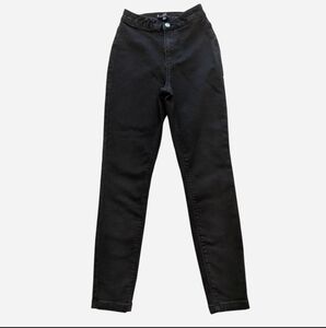 Black High Waisted Stretchy Skinny Jeans